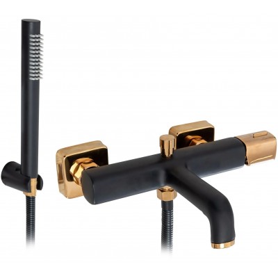 Смеситель для ванны REA SALTO BLACK GOLD